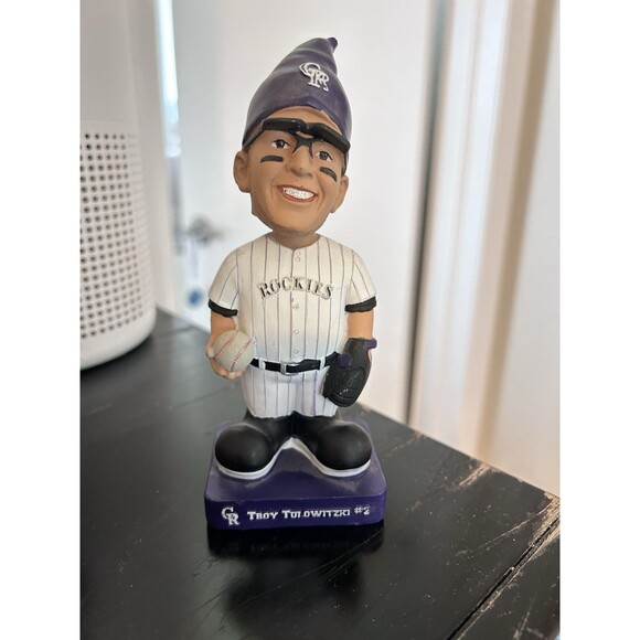 Colorado Rockies Troy Tulowitzki Garden Gnome Bobblehead-2014-#2-MLB-GUC - Picture 1 of 5